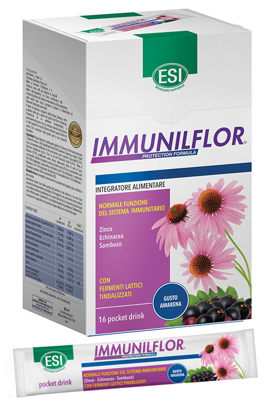 ESI IMMUNILFLOR 16 POCKET DRINK X 20 ML - farmavitality.it