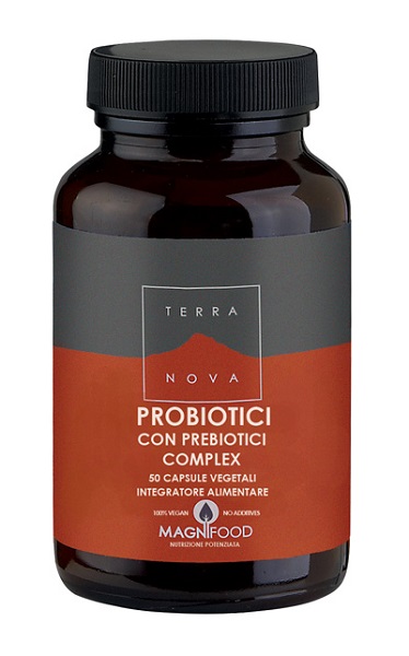 TERRANOVA PROBIOTICI CON PREBIOTICI COMPLEX 50 CAPSULE VEGETALI - farmavitality.it