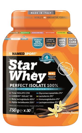 STAR WHEY ISOLATE VANILLA 750 G - farmavitality.it