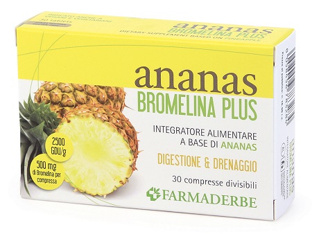 ANANAS BROMELINA PLUS 30 COMPRESSE - farmavitality.it