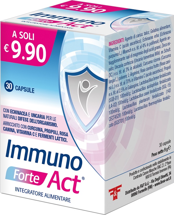 IMMUNO FORTE ACT 30 CAPSULE - farmavitality.it