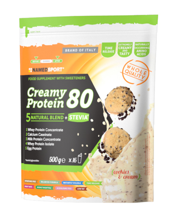 CREAMY PROTEIN 80 COOKIES & CREAM 500 G - farmavitality.it