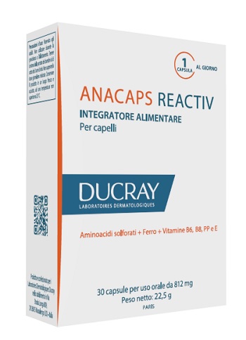ANACAPS REACTIV DUCRAY 30 CAPSULE 2017 - farmavitality.it