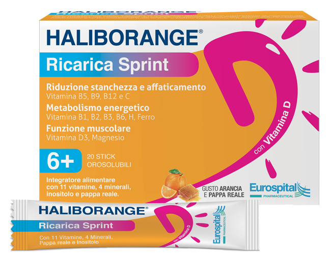 HALIBORANGE RICARICA SPRINT 20 STICK PACK 2 G - farmavitality.it