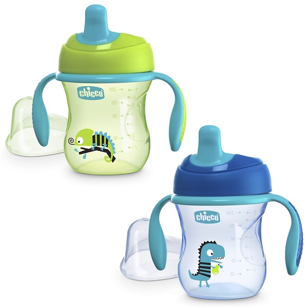 CHICCO TAZZA TRAINING AZZURRA 6 MESI - farmavitality.it