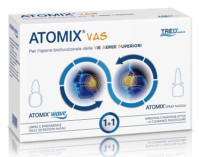 ATOMIX VAS KIT PER IGIENE FUNZIONALE DELLE VIE AEREE SUPERIORI ATOMIC WAVE + SPRAY - farmavitality.it