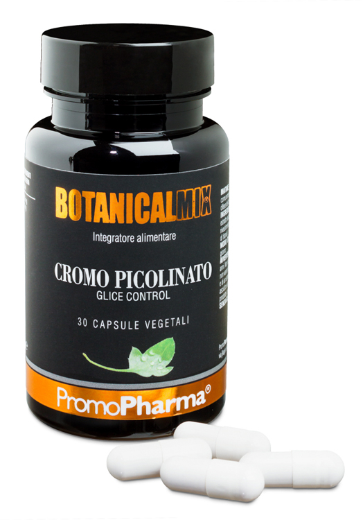 CROMO PICOLINATO GLICE CONTROL BOTANICAL MIX 30 CAPSULE - farmavitality.it