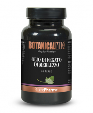 OLIO DI FEGATO DI MERLUZZO BOTANICAL MIX 60 PERLE - farmavitality.it
