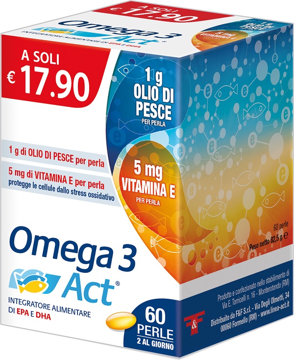 OMEGA 3 ACT 1G 60 PERLE - farmavitality.it