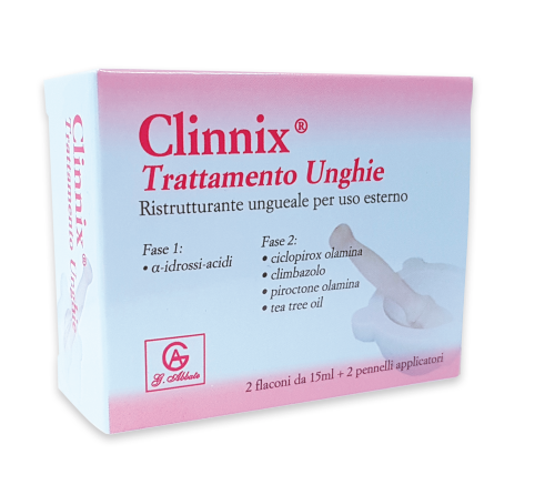 CLINNIX TRATTAMENTO UNGHIE 2 FLACONI 15 ML + 2 PENNELLI APPLICATORI - farmavitality.it