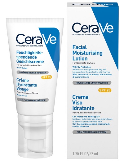 CERAVE CREMA VISO IDRATANTE SPF25 52 ML - farmavitality.it