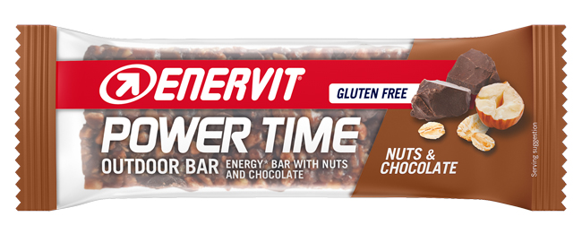 ENERVIT POWER TIME BARRETTA SENZA GLUTINE AL CIOCCOLATO 1 PEZZO - farmavitality.it