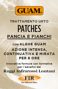 GUAM PATCHES TRATTAMENTO URTO PANCIA E FIANCHI 8 PEZZI - farmavitality.it