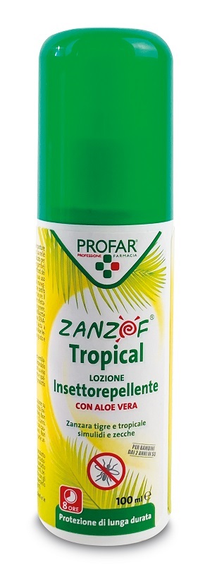 ZANZOF TROPICAL FORTE SPRAY DEET 19,5% 100 ML PROFAR - farmavitality.it