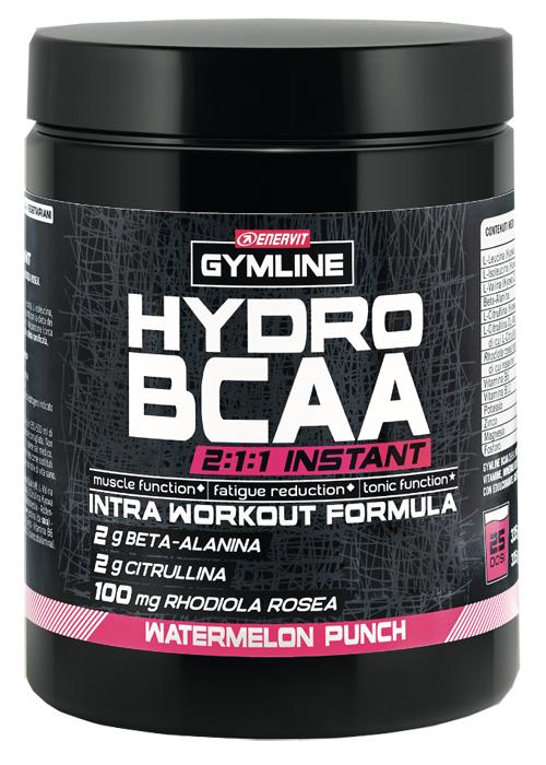 GYMLINE MUSCLE HYDRO BCAA INSTANT WATERMELON POLVERE 335 G - farmavitality.it