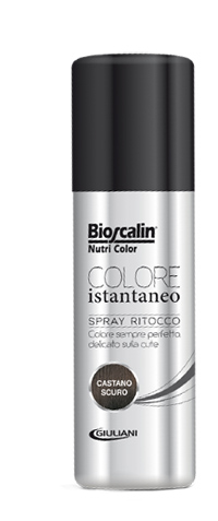 BIOSCALIN NUTRICOLOR SPRAY COLORE ISTANTANEO CASTANO SCURO 75 ML - farmavitality.it