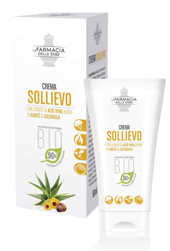 FARMACIA DELLE ERBE CREMA SOLLIEVO ALOE BIO 50 ML - farmavitality.it