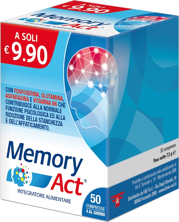 MEMORY ACT 50 COMPRESSE - farmavitality.it
