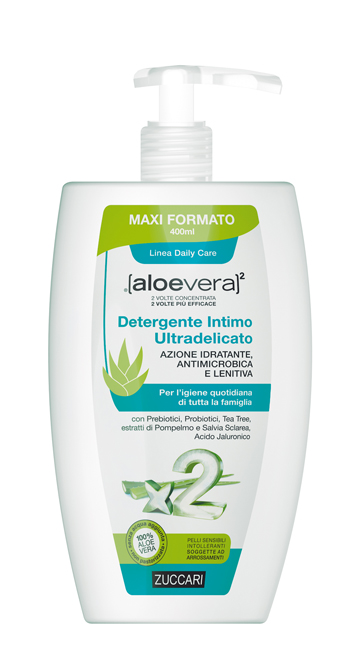 ALOEVERA2 DETERGENTE INTIMO ULTRADELICATO 400 ML - farmavitality.it