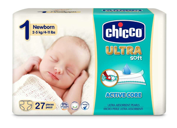 CHICCO PANNOLINO ULTRA CHICCHO NEWBORN 27 X 10 - farmavitality.it