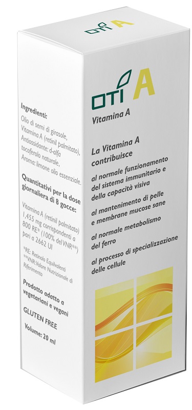 OTI A VITAMINA A GOCCE 20 ML - farmavitality.it