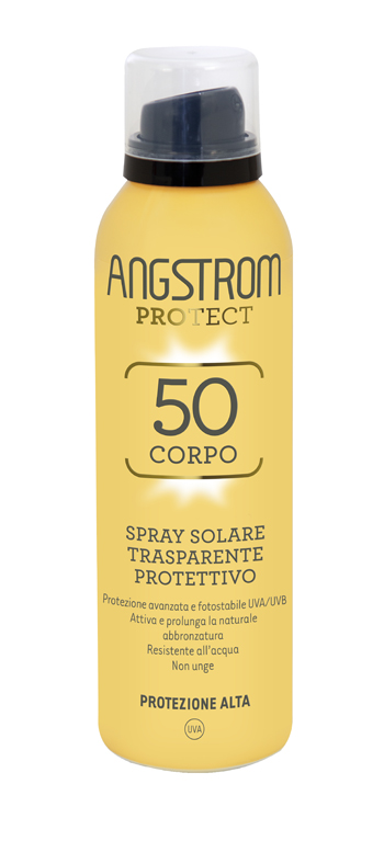 ANGSTROM PROTECT 50 CORPO SPRAY SOLARE TRASPARENTE 150 ML - farmavitality.it