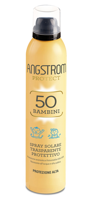 ANGSTROM PROTECT 50 BAMBINI SPRAY SOLARE TRASPARENTE 250 ML - farmavitality.it