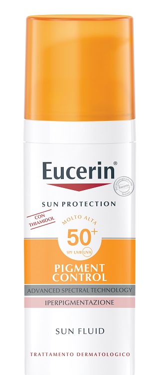 EUCERIN SUN PROTECTION SPF 50+ PIGMENT CONTROL SUN FLUID 50 ML - farmavitality.it