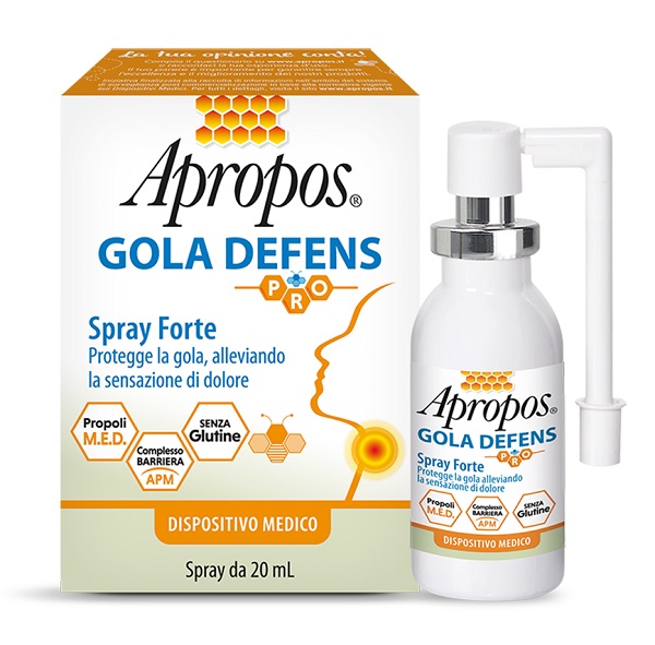 APROPOS GOLA DEFENS PRO SPRAY FORTE 20 ML - farmavitality.it