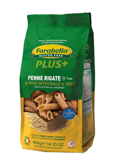 FARABELLA PENNE RISO INTEGRALE E TEFF 400 G - farmavitality.it