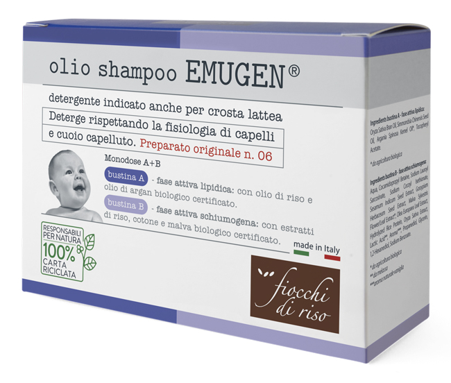FIOCCHI DI RISO EMUGEN OLIO SHAMPOO ULTRADELICATO 45 ML - farmavitality.it