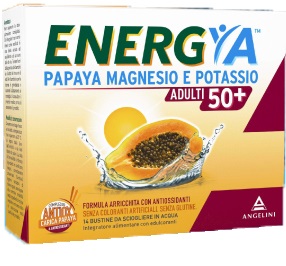 ENERGYA PAPAYA MAGNESIO POTASSIO 50+ 14 BUSTINE - farmavitality.it
