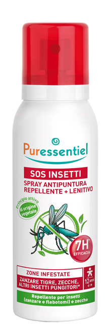 PURESSENTIEL SPRAY ANTIPUNTURA SOS INSETTI PMC 75 ML - farmavitality.it