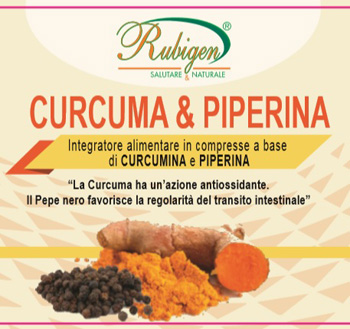 CURCUMA & PIPERINA RUBIGEN 120 COMPRESSE DA 500 MG - farmavitality.it