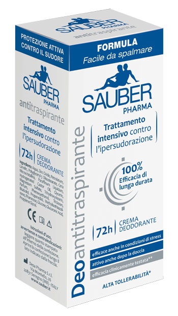 SAUBER DEOANTITRASPIRANTE 72H CREMA 30 ML - farmavitality.it