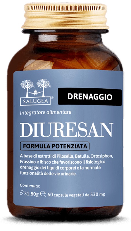 SALUGEA DIURESAN FORMULA POTENZIATA 60 CAPSULE - farmavitality.it