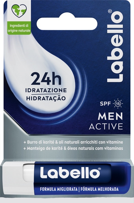 LABELLO ACTIVE FOR MEN SPF 15 5,5 ML - farmavitality.it