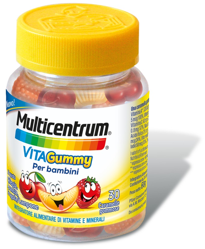 MULTICENTRUM VITAGUMMY 30 CARAMELLE GOMMOSE - farmavitality.it