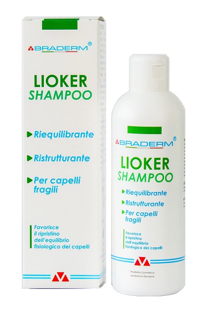 LIOKER SHAMPOO 200 ML BRADERM - farmavitality.it