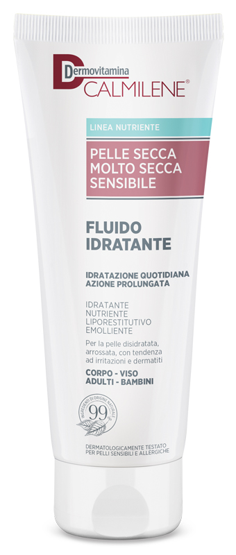 DERMOVITAMINA CALMILENE FLUIDO IDRATANTE PER PELLE SECCA, MOLTO SECCA E SENSIBILE 250 ML - farmavitality.it