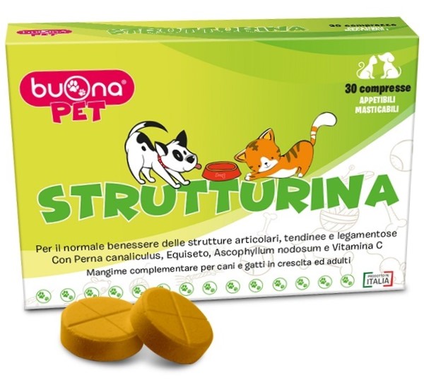 BUONAPET STRUTTURINA 30 COMPRESSE - farmavitality.it