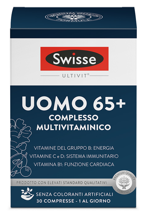 SWISSE UOMO 65+ COMPLESSO MULTIVITAMINICO 30 COMPRESSE - farmavitality.it
