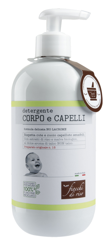 FIOCCHI DI RISO DETERGENTE CORPO/CAPELLI TALCO 400 ML - farmavitality.it