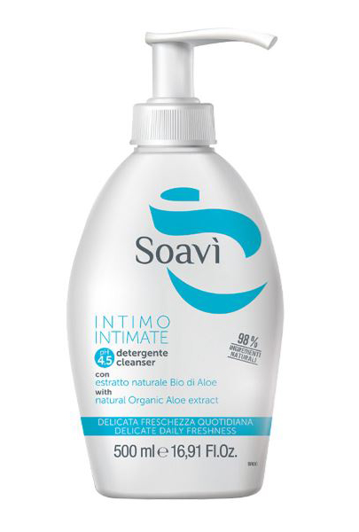 SOAVI INTIMO DELICATO PH4,5 FLACONE CON DISPENSER 500 ML - farmavitality.it