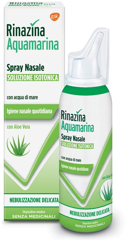 RINAZINA AQUAMARINA ISOTONICA ALOE SPRAY NEBULIZZAZIONE DELICATA 100 ML - farmavitality.it