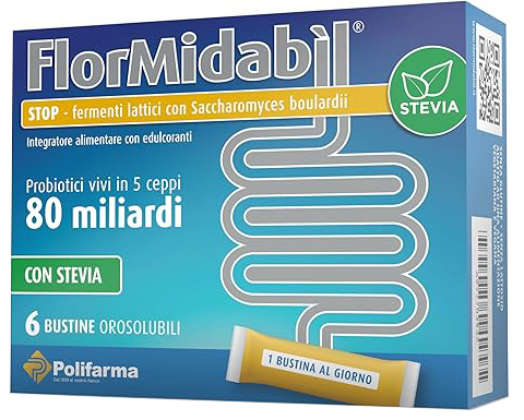 FLORMIDABIL STOP 6 BUSTINE CON STEVIA - farmavitality.it
