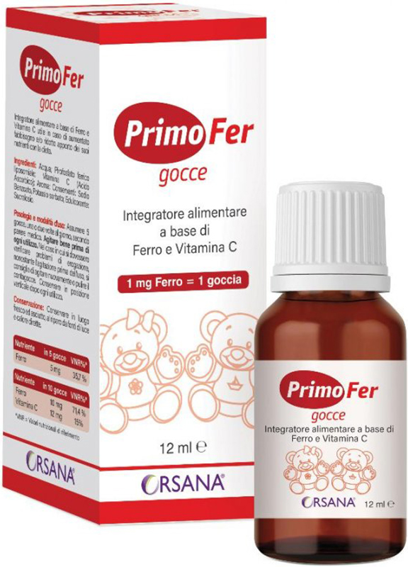 PRIMOFER GOCCE 12 ML - farmavitality.it