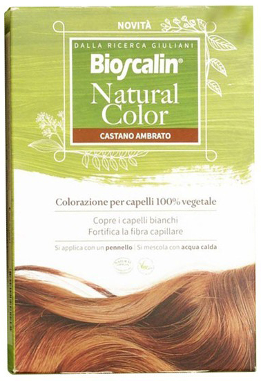 BIOSCALIN NATURAL COLOR CASTANO AMBRATO 70 G - farmavitality.it