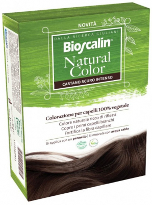 BIOSCALIN NATURAL COLOR CASTANO SCURO INTENSO 70 G - farmavitality.it