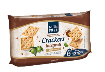 NUTRIFREE CRACKERS INTEGRALI 33,4 G X 6 PEZZI - farmavitality.it